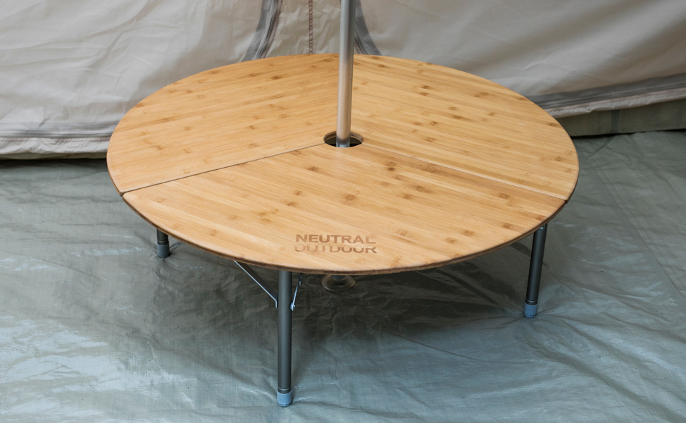 HOT在庫ニュートラルアウトドア ワンポールテーブル 丸テーブル テーブル・チェア・ハンモック